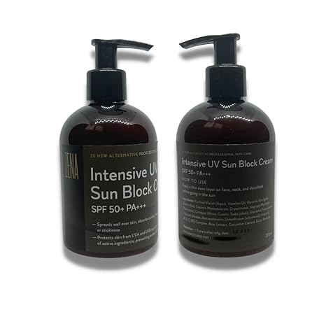 Zena Intensive UVA / UVB Sun Block Cream Professional daily use, 9.7003 Ounce, 1