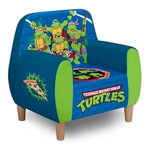 Delta Children Teenage Mutant Ninja Turtles Foam Chair for Kids, Green