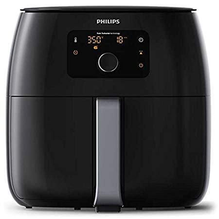 Philips Avance Collection XXL Digital Twin TurboStar Airfryer Black/Silver - HD9650/96