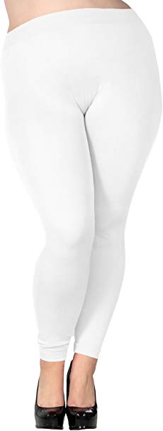 EPGM Women's Lovely Plus & Regular Fleece Lined Stretchy Slim Fit Skinny Legging Pants