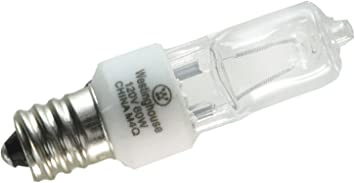 Westinghouse 0624500, 60w T3 Incandescent Single-End Xenon Krypton Clear E12 (Candelabra) Base, 120v