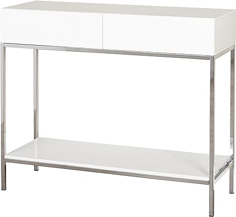 Target Marketing Systems Console Table, White