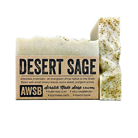 Desert Sage All Natural, Vegan, Organic Bar Soap, Handmade by A Wild Soap Bar