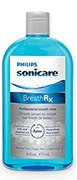 BreathRx Anti-Bacterial Mouth Rinse (33oz Bottle), Large Economy Size.