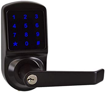 SCYAN X3 Touchscreen Keyless Keypad Door Lock, Non Handed, Aged Bronze