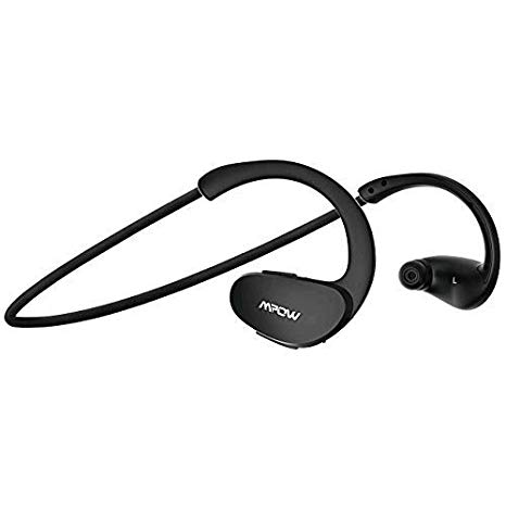 Mpow Upgraded Cheetah Bluetooth Headphones, V4.1 Wireless Sport Headphones, aptX Stereo & 8-Hour Playtime, Waterproof Behind-Ear Running Headset w/CVC6.0 Noise Cancelling Mic.