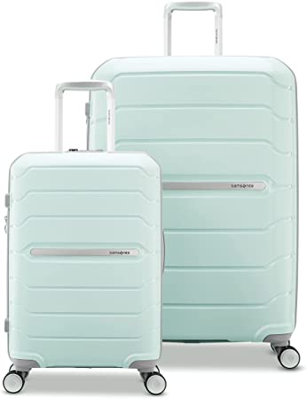 Samsonite Freeform Hardside Expandable with Double Spinner Wheels, 2-Piece Set (21/28), Mint Green