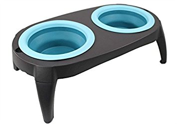 TPE Practical Environmentally Friendly Materials Portable Pop-up Pet Bowl Perfect for Traveling Pet Supplies(14x9.5x5cm)