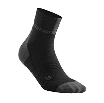 Men’s Athletic Crew Cut Compression Socks - CEP Short Socks for Performance