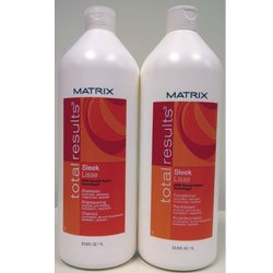 Matrix Sleek Shampoo & Conditioner Liter Duo (Formerly, Matrix Sleek Look)