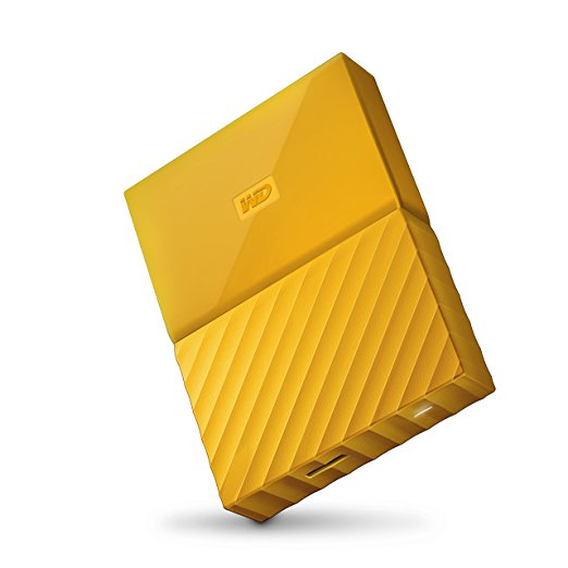 WD 2TB Yellow My Passport  Portable External Hard Drive - USB 3.0 - WDBYFT0020BYL-WESN