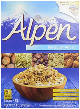 One 14 oz Alpen Cereal, No Sugar Added