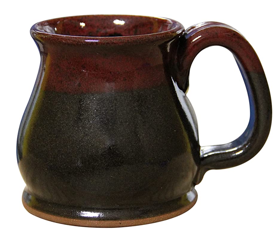 SHS Collection USA Handmade 12oz Coffee Mug Potbelly (Cherry Cola)