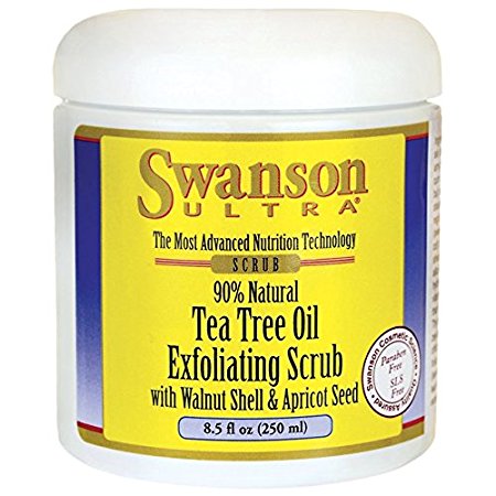 Swanson Tea Tree Oil Exfoliating Scrub 8.5 fl oz (250 ml) Scrub