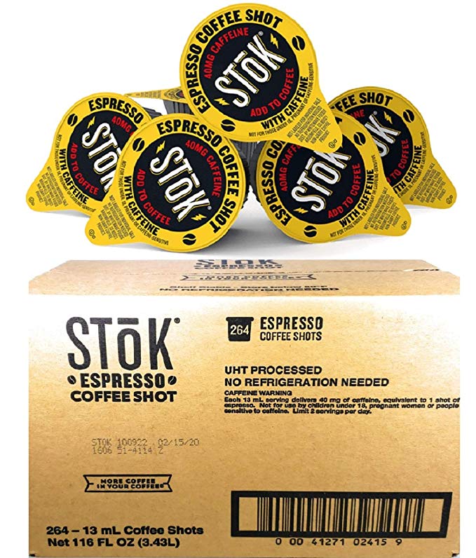264 StoK Espresso Shots in Factory's Box.