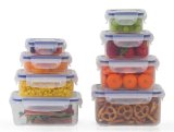 Popit Little Big Box Food Plastic Container Set 8 Pack