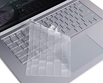 CaseBuy Premium Ultra Thin Keyboard Cover Skin for Microsoft Surface Laptop 3 2019 Release 13.5" and 15", Surface Laptop 3 Accessories, US Keyboard Layout