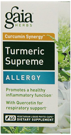 Gaia Herbs Turmeric Supreme Allergy, 60 Count