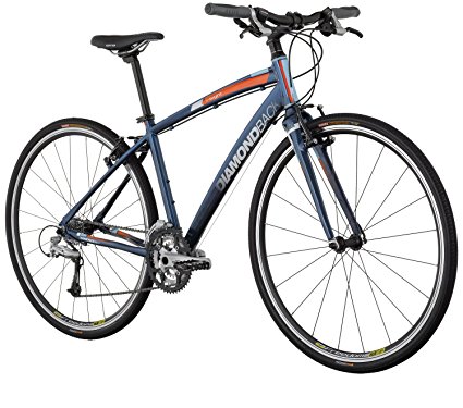 Diamondback Insight 3 Performance Hybrid Bike (700c Wheels), Dark Navy, Small/15-Inch