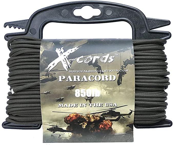 X-CORDS Paracord 850 Lb Stronger Than 550 and 750 Made by Us Government Certified Contractor