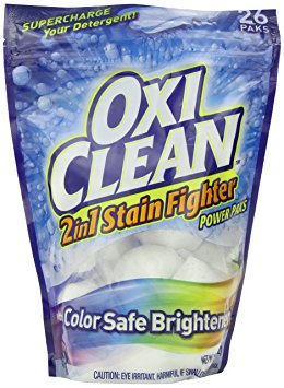 OxiClean 2-in-1 Stain Fighter Power Paks, 26 Count