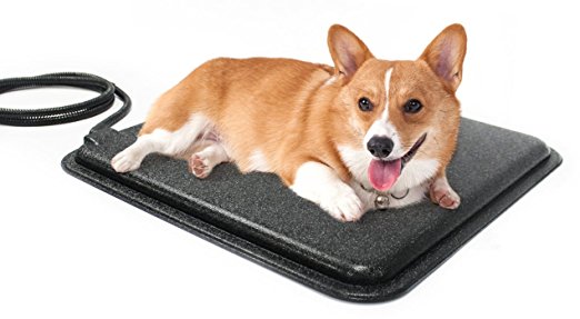 Milliard Indoor/Outdoor Heated Pet Pad with Fleece Mat, Warming Bed for your Dog, Cat, Kitty or Bunny