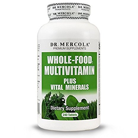 Dr Mercola Wholefood Multivitamin Plus Vital Minerals (240 Tablets)