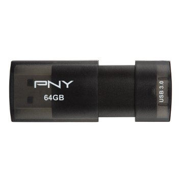 PNY Elite X 64GB USB 3.0 Flash Drive - Read Speeds up to 185MB/sec - P-FD64EX-GE