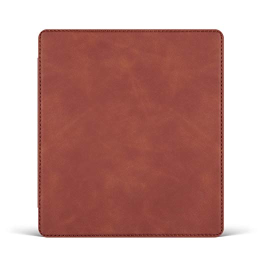 Ayotu Skin Touch Feeling Case for Kindle Oasis(9th Gen,Released only in 2017) Honeycomb Version case with Auto Wake/Sleep,New Waterproof 7''Kindle Oasis Case,Soft Shell Series KO-10 The Saddle Brown