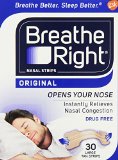 Breathe Right Nasal Strips Large Tan 30-Count Box