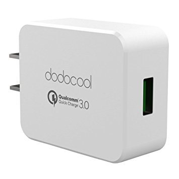 dodocool Quick Charge 3.0 Wall Charger, 18W USB Wall Charger, Qualcomm Certified