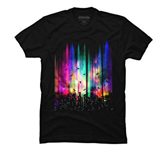 Design By Humans Feel Without Gravity Men's Graphic T Shirt