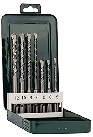 Bosch 2609255543 SDS-Plus Hammer Drill Bit Set (7 Pieces)