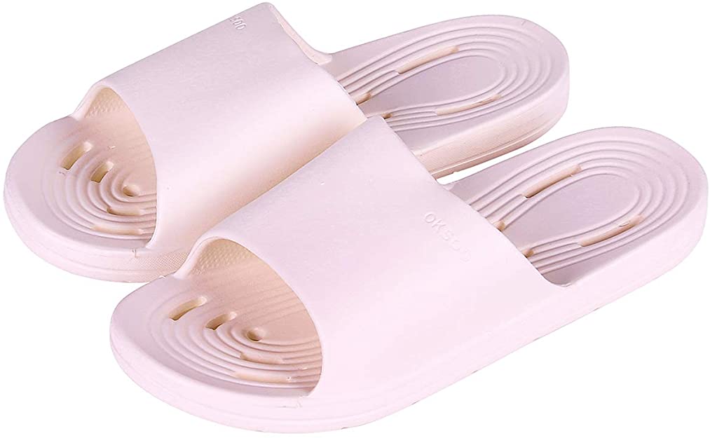 Giway Womens Bathroom Shower Sandal Quick Dry Non-Slip EVA Bath Slippers House Shoes