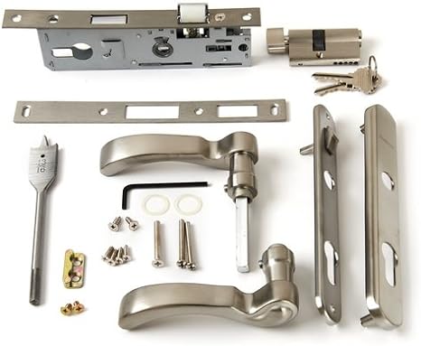 Andersen Storm Door Handle Assembly in Nickel Finish Traditional Style 2004 to Present