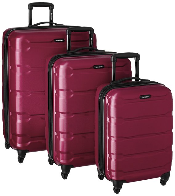 Samsonite Omni PC 3 Piece Set Spinner 20 24 28