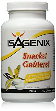 Isagenix Snacks Natural Vanilla 210g 60 Snacks