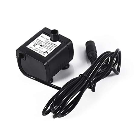 Yosoo DC12V Solar Amphibious Mini Submersible Electric Water Pump Ultra-Quiet Aquarium Pump Air Water Pump to Fish Tank