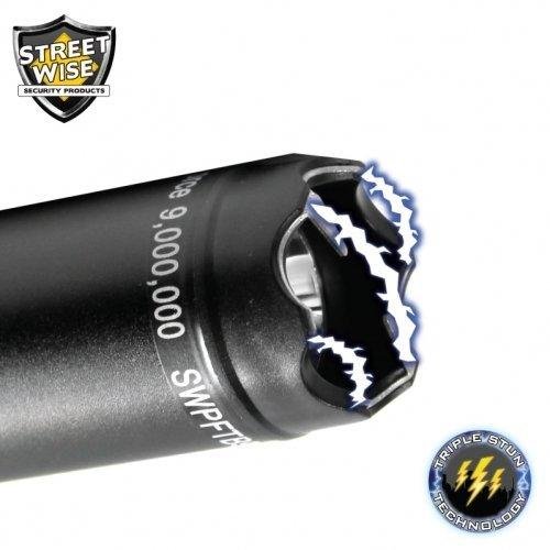 Streetwise Security Products Police Force 9,000,000-volt Tactical Stun Baton Flashlight