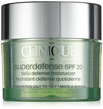 Clinique Super Defense Daily Moisturizer SPF 20 Combination to Oily for Women, 1.7 Ounce