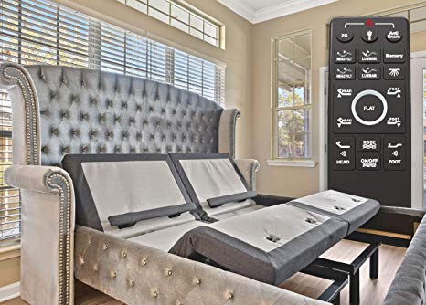 Sven & Son King Adjustable Bed Base Frame (Individual Head Tilt & Lumbar) USB Ports, Zero Gravity, Anti Snoring Interactive Dual Massage (Adjustable Base Only, King)