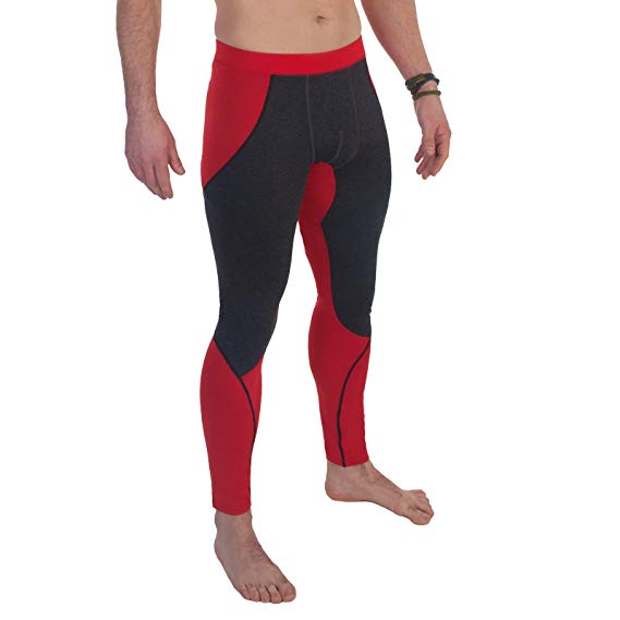 Sub Sports Mens Thermal Leggings Tights with a Brushed Fleece Inner for Warmth, Base Layer, Moisture Wicking, Semi Compression Fit, Available in 6 Colours