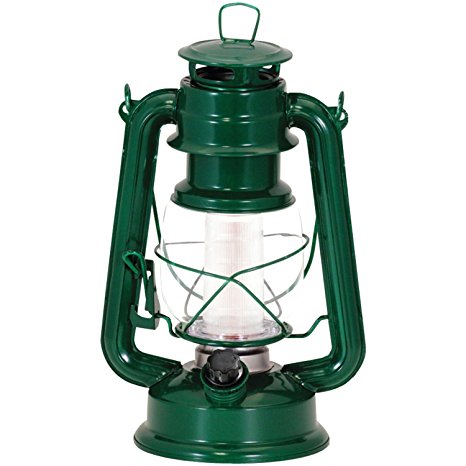 Northpoint 12-LED Lantern Vintage Style, Dark Green