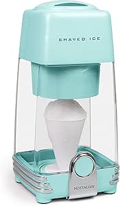 Nostalgia Shaved Ice Maker, Aqua