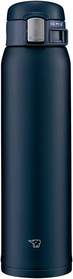 Zojirushi (ZOJIRUSHI) Water bottle direct drinking [One-touch open] Stainless mug 600ml Navy SM-SF60-AD