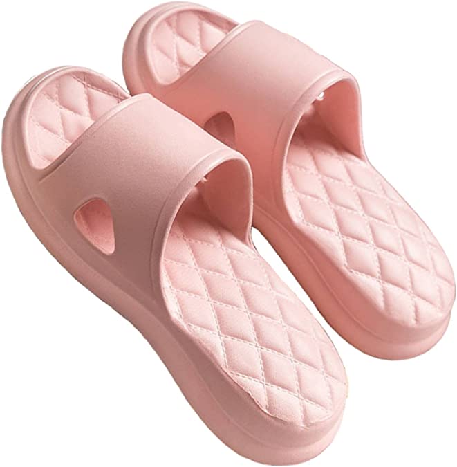 Ksiliup Pillow Slippers Slides for Women and Men Super Soft Air-Cushioned House Cloud Slippers Non Slip Quick Drying Shower Slides Bathroom Sandals For Indoor & Outdoor