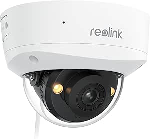 REOLINK RLC-840A PoE IP Security Camera 4K- 120 Degree, Color Night Vision with 3000K Spotlight, IK10 Vandal Proof, Human/Vehicle/Animal Smart Detection, 2 Way Talk, Up to 256GB microSD Card