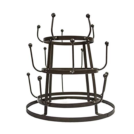 Sorbus Mug Holder Tree Organizer/Drying Rack Stand (Bronze)