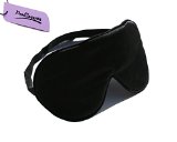 Silk Sleep Eye Mask 100 Pure Silk on Both Sides Filled with Pure Mulberry Silk Floss - Completely Block Bright Sunlight - Best Choice for People with Sensitive Skin