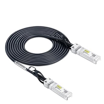 10Gtek SFP  DAC Twinax Cable - 10GBASE-CU Passive Direct Attach Copper SFP Cable for Cisco SFP-H10GB-CU3M, Ubiquiti UniFi UC-DAC-SFP , Meraki, Fortinet, D-Link, 30AWG, 3-Meter(10ft)